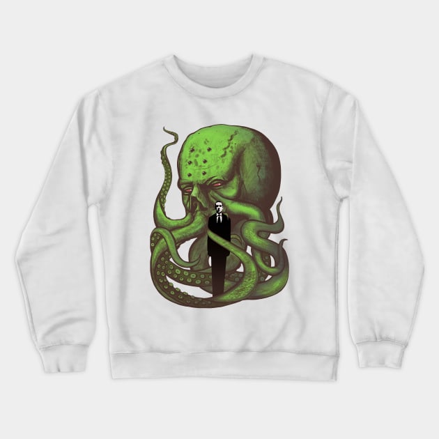 Cthulhu and Master Crewneck Sweatshirt by AlexMill